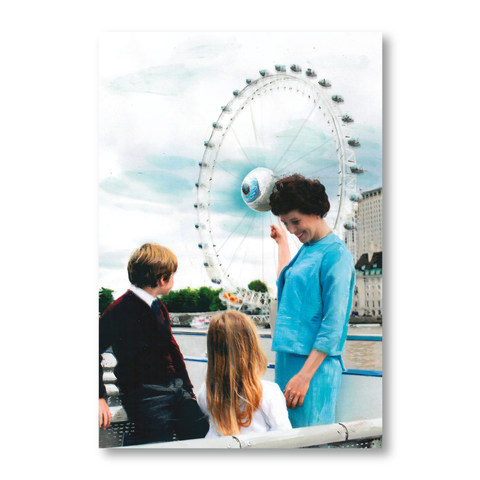 'all seeing big-wheel' postcard